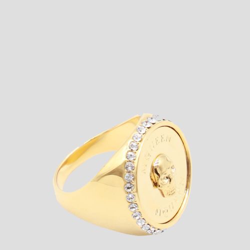 Gold Tone Metal Ring - Alexander McQueen - Modalova