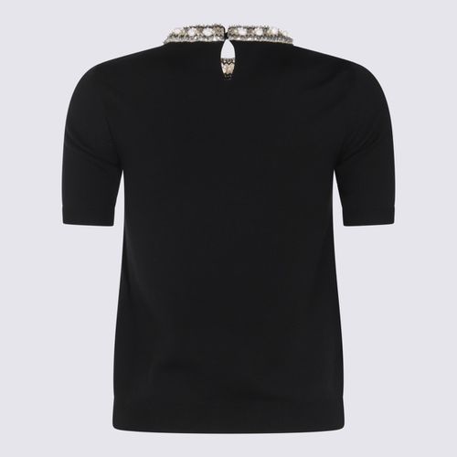 Valentino Black Wool Knitwear - Valentino - Modalova