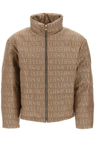 Versace Canvas Puffer Jacket - Versace - Modalova