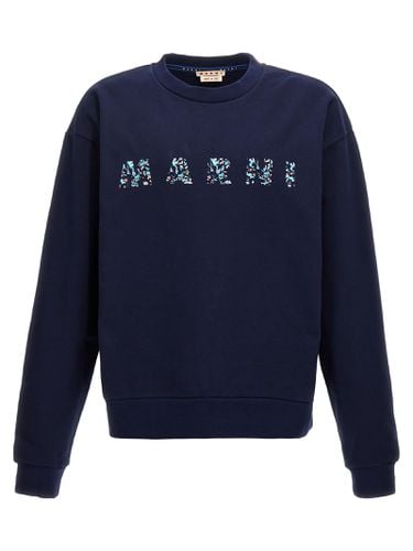 Marni floral Logo Sweatshirt - Marni - Modalova
