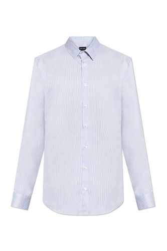 Shirt With Striped Pattern - Giorgio Armani - Modalova