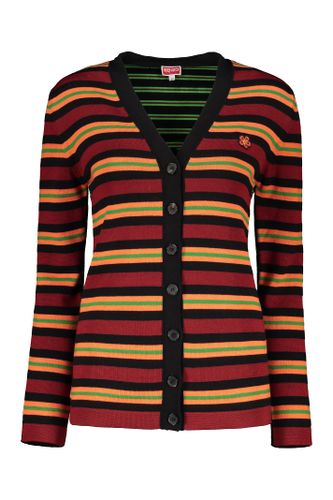 Kenzo Jacquard Knit Cardigan - Kenzo - Modalova