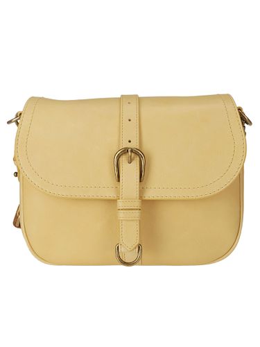 Sally Bag Medium Smooth Calfskin Leather Fabric Sh - Golden Goose - Modalova