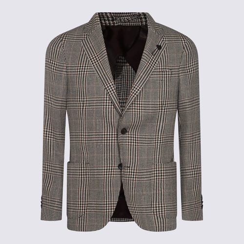 Lardini Multicolor Wool Blazer - Lardini - Modalova