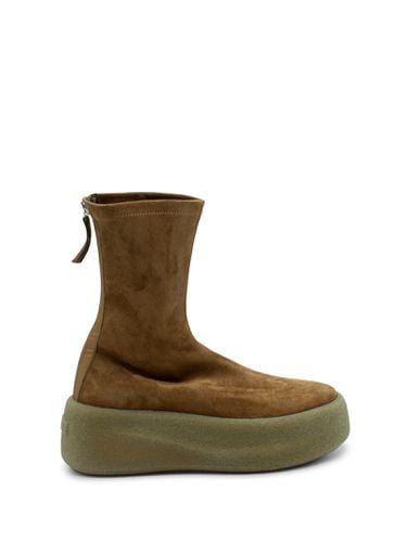 Vic Matié Stretch Suede Ankle Boot - Vic Matié - Modalova