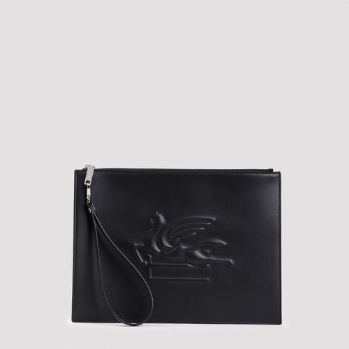 Etro Logo Embossed Pouch - Etro - Modalova