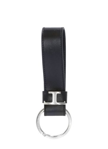 Tod's Logo Leather Keyring - Tod's - Modalova