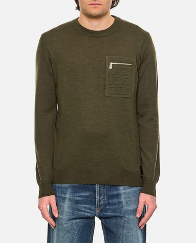 Fendi Pullover Wool Ff Emboss - Fendi - Modalova