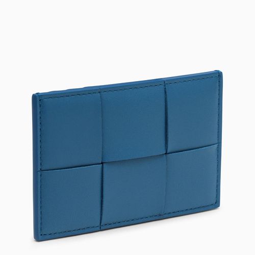 Intrecciato Deep Pacific Card Holder - Bottega Veneta - Modalova