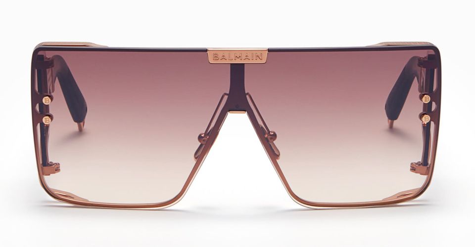 Wonder Boy - Rose Gold / Matte Crystal Brown Sunglasses - Balmain - Modalova