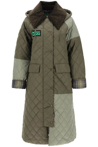 Quilted Burghley Long Down Jacket - Barbour - Modalova