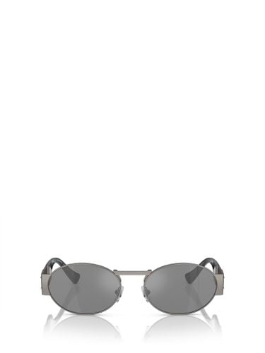 Ve2264 Matte Gunmetal Sunglasses - Versace Eyewear - Modalova