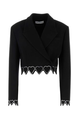 Mach & Mach Black Wool Blazer - Mach & Mach - Modalova