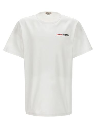 Logo Embroidery T-shirt - Alexander McQueen - Modalova