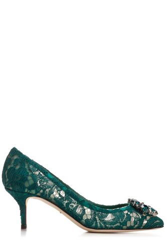 Bellucci Lace Embellished Pumps - Dolce & Gabbana - Modalova