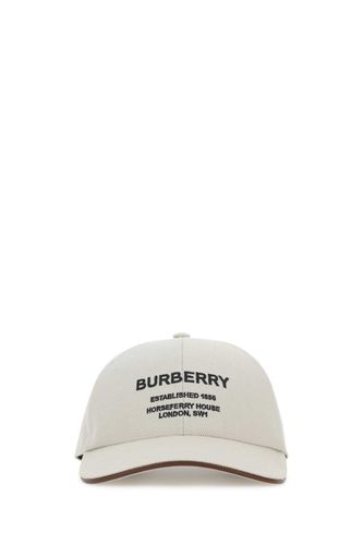 Burberry Ivory Piquet Baseball Cap - Burberry - Modalova