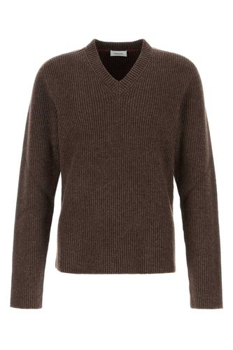 Ferragamo Mud Wool Sweater - Ferragamo - Modalova