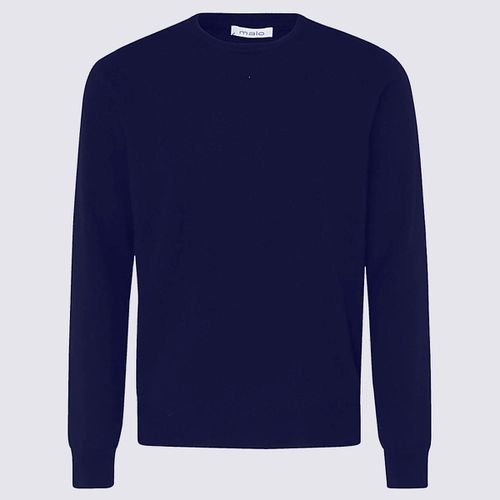 Malo Blue Cashmere Jumper - Malo - Modalova