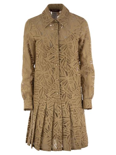 Flared Lace Shirt Dress - Max Mara Studio - Modalova