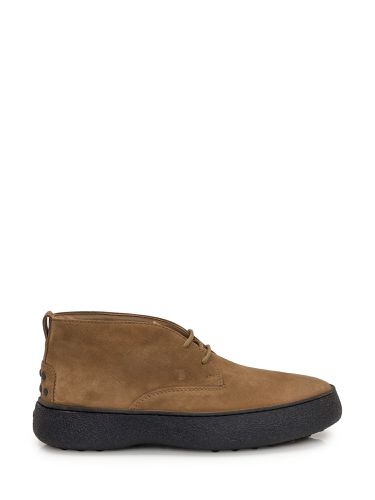 Tod's Suede Leather Ankle Boots - Tod's - Modalova