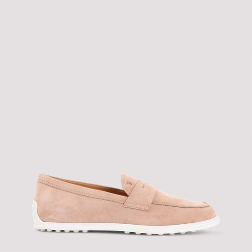 Tod's Suede Leather Loafers - Tod's - Modalova