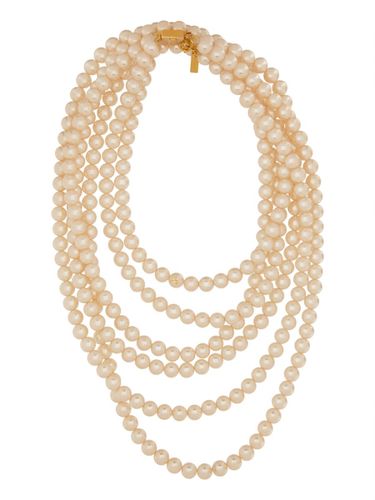 Moschino Necklace With Pearls - Moschino - Modalova