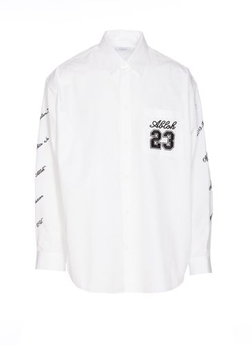 Off-White 23 Logo Oversize Shirt - Off-White - Modalova
