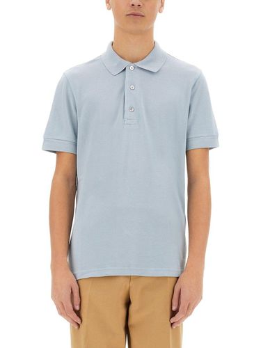 Logo Embroidered Short-sleeved Polo Shirt - Tom Ford - Modalova