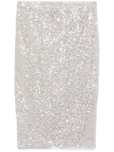 Tone Sequinned Midi Skirt - Casablanca - Modalova