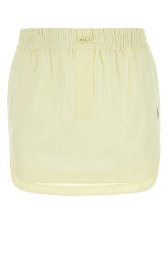 Cream Cotton Rooney Mini Skirt - The Attico - Modalova