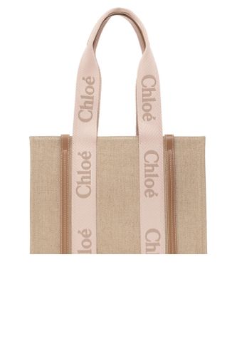 Pink And Woody Medium Shopping Bag With Shoulder Strap - Chloé - Modalova