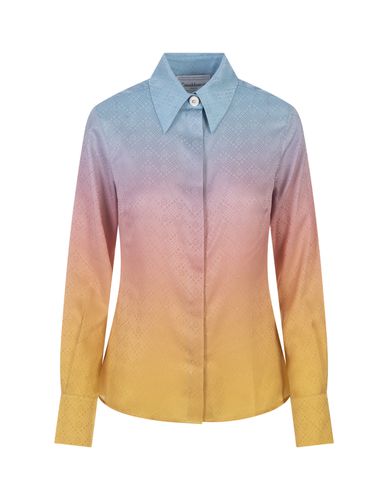 Ping Pong Gradient Silk Shirt - Casablanca - Modalova