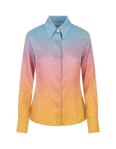 Ping Pong Gradient Silk Shirt - Casablanca - Modalova