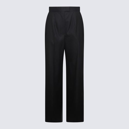 Navy Wool Pants - Alexander McQueen - Modalova