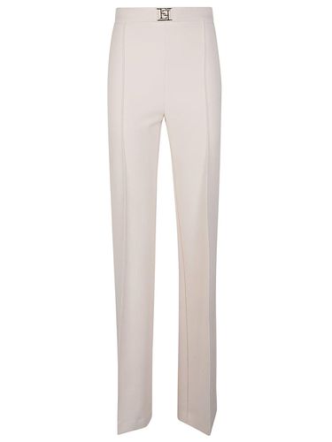 Flesh Pink Trousers - Elisabetta Franchi - Modalova