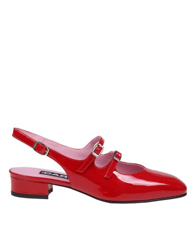 Slingback In Red Patent Leather - Carel - Modalova