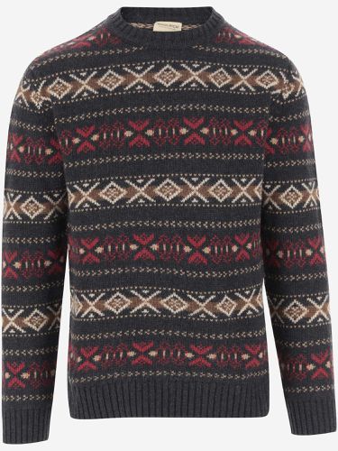 All-over Patterned Crewneck Jumper - Woolrich - Modalova