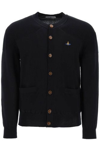 Orb Embroidered Cardigan - Vivienne Westwood - Modalova