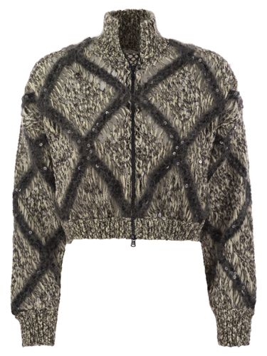 Knitted Wool-blend Cardigan - Brunello Cucinelli - Modalova