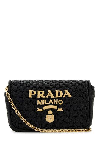 Prada Black Raffia Crossbody Bag - Prada - Modalova