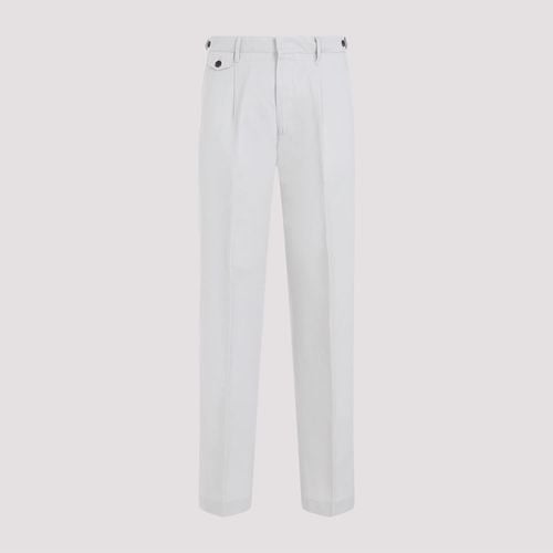 Pleated Cotton-linen Chno Pants - Dunhill - Modalova