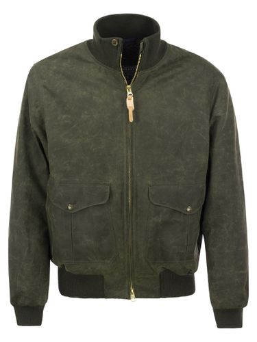 Water-repellent Cotton Bomber Jacket - Manifattura Ceccarelli - Modalova