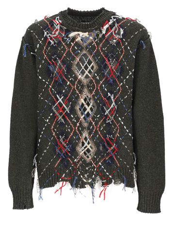 Sweater With Cut-out Details - Maison Margiela - Modalova