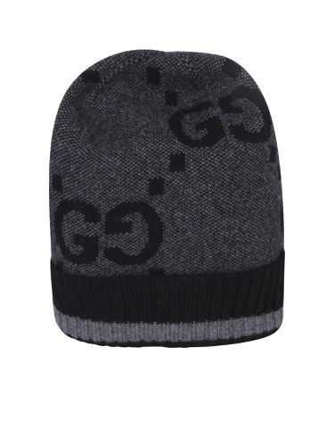 Gucci Gg Macro Black Cap - Gucci - Modalova