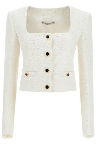 Tweed Jacket With Sequins Embell - Alessandra Rich - Modalova