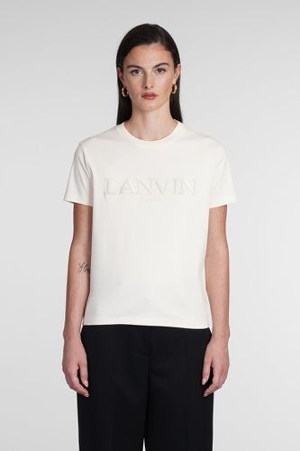 Lanvin T-shirt In Beige Cotton - Lanvin - Modalova