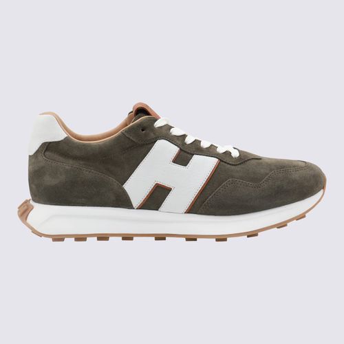 Hogan Green Suede Sneakers - Hogan - Modalova