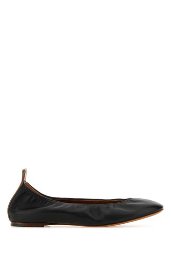 Lanvin Black Leather Ballerinas - Lanvin - Modalova