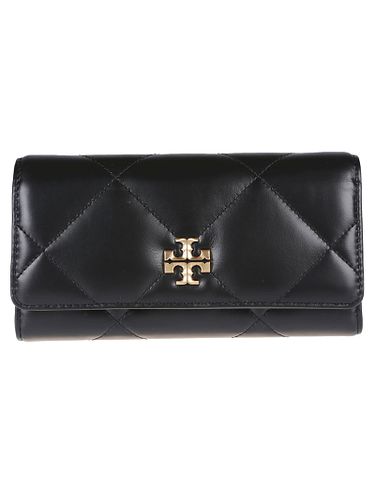 Kira Diamond Quilt Flap Wallet - Tory Burch - Modalova