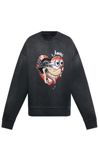 Graphic Printed Crewneck Sweatshirt - AMIRI - Modalova